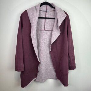 Hugs from Soft Surrondings maroon‎ cardi petite small